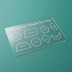 Acrylic Dry-Erase Advanced Shapes Tracing Board