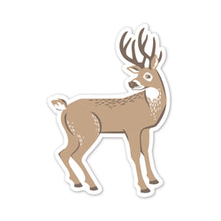 Helmsie Deer Buck Sticker
