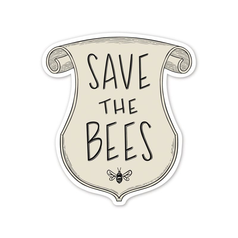 Helmsie Save the Bees Badge Sticker