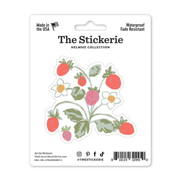 Helmsie Strawberries Sticker