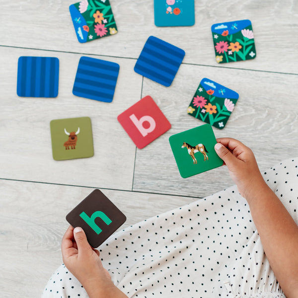 Animals A to Z Alphabet Memory Matching Game