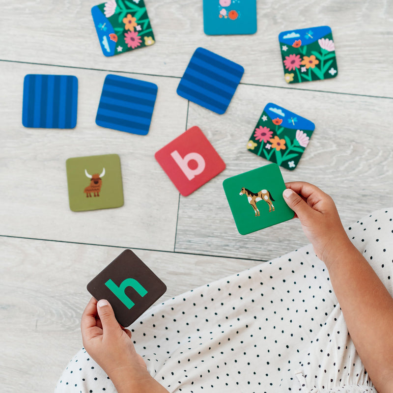 Animals A to Z Alphabet Memory Matching Game