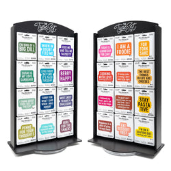 480pcs Foodie Rainbow Sticker Collection with Free Tabletop Display
