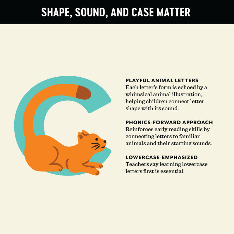 A to Z Animal Alphabet Art Print